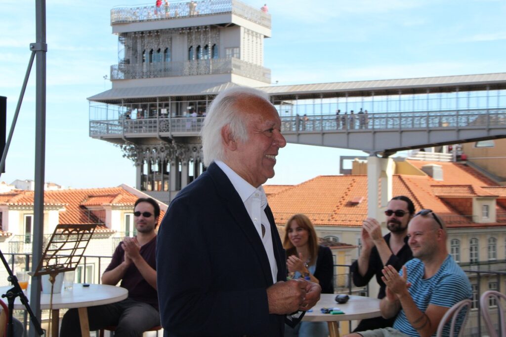 Carlos do Carmo numa iniciativa da GDA, em outubro de 2016
